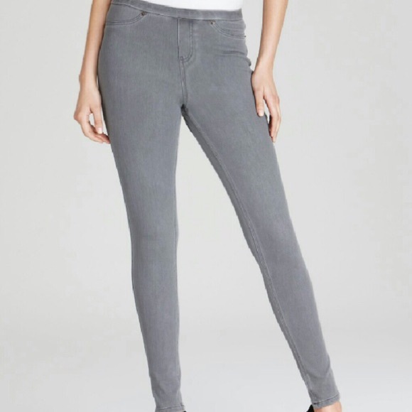 gray jean leggings